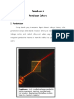 Percobaan 6 - Pembiasan Cahaya