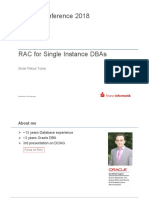 RAC Single Instance DBAs