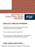 CE133-4 - LEC6 - Notching of Structural Wood Members