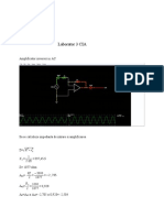 Andrei Mihai Iulian 8315 Laborator 3 CIA: Amplificator Inversor in AC
