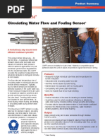 Rheotherm: Circulating Water Flow and Fouling Sensor