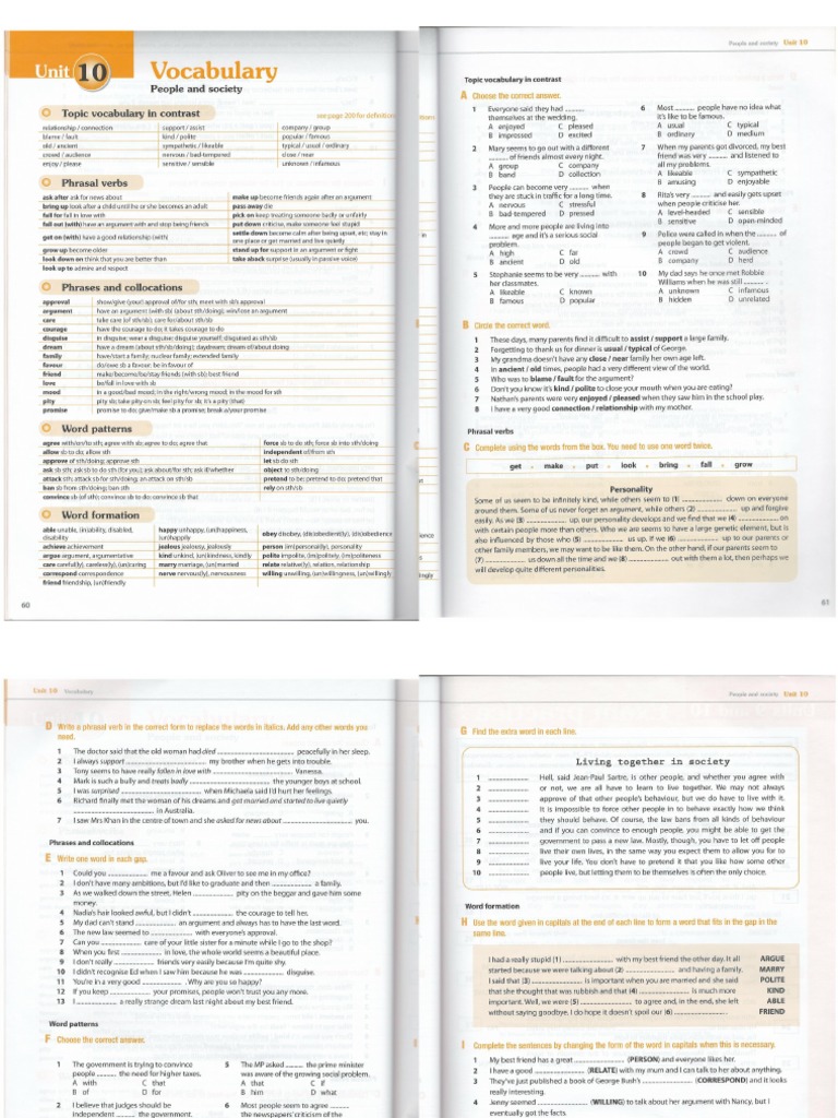 Social Issues Vocab | PDF