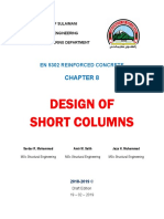 C 8 - Short Columns
