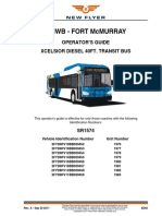 New Flyer XD40 Operator Manual