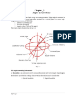 Angles and Directions: Chapter - 5