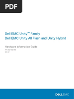 Dell EMC Unity Family Dell EMC Unity All Flash and Unity Hybrid