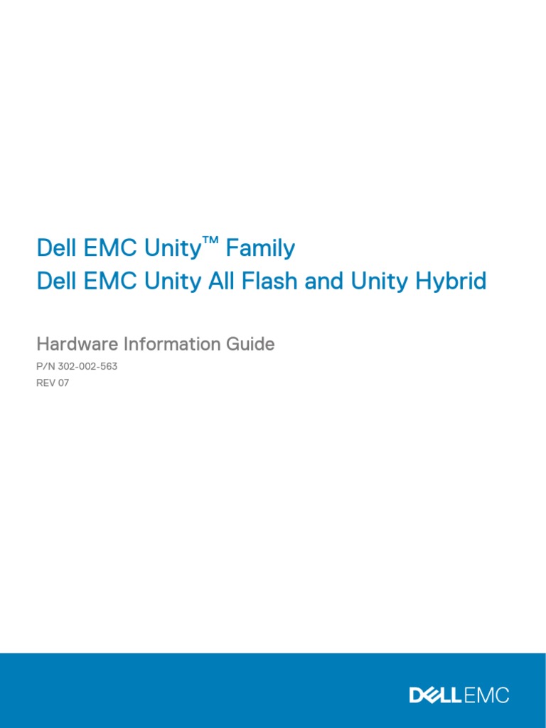 Dell Unity Family Overview – Dell EMC Unity: Introduction to the ...