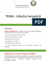 IP Colegiu de Medicină Ungheni: TEMA: Infecția Herpetică