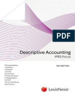Descriptive Accounting Ifrs Focus (19th Ed) - Z R Koppeschaar Lexis-Nexis