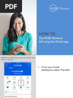 How To: Pay RCBC Bankard Bill Using The Gcash App