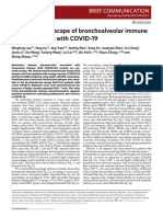 Single-Cell Landscape of Bronchoalveolar Immune Cells in Patients With COVID-19