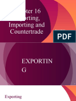 Exporting, Importing and Countertrade: Presenters: Judelyn Obrigue Renalyn Olasiman Demi Marrize Pacal