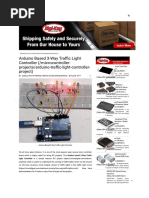Arduino Based 3-Way Traffic Light Controller (/microcontroller-Projects/arduino-Traffic-Light-Controller - Project)