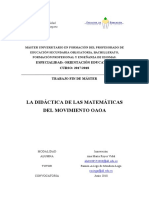 La Didactica de Las Matematicas Del Movimiento OAOA.