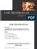 Cor Triatriatum: Edited by - HAPPY MALIK (3 Year Student)