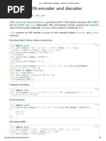 Json - JSON Encoder and Decoder - Python 3.7.1rc1 Documentation