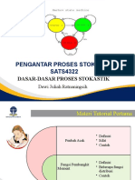 Inisiasi 1. Dasar-Dasar Proses Stokastik