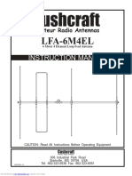 Cushcraft LFA-6M4EL Manual