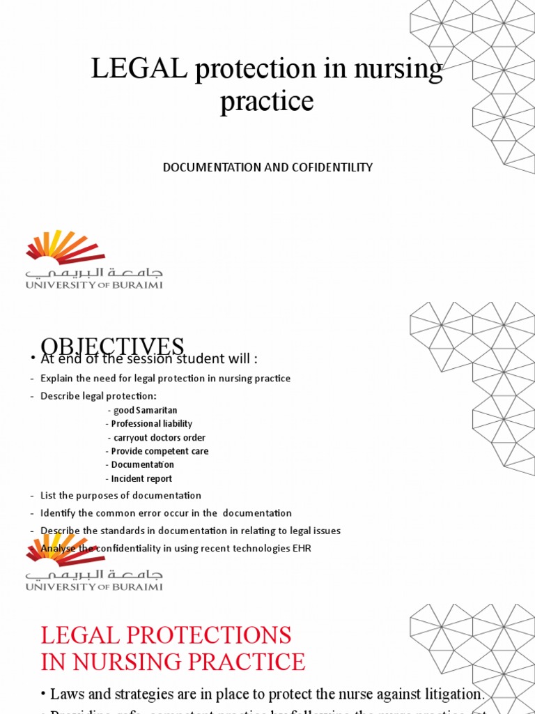 Legal Protections for Nurses in Practice | PDF | Informed Consent | Patient