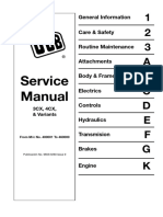 General Information & Service Manual for JCB 3CX, 4CX, & Variants