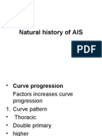 Natural history and management of adolescent idiopathic scoliosis (AIS