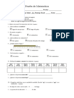 Prueba de Longitud de 2º Año