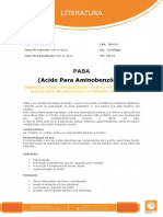 Aprenda sobre PABA