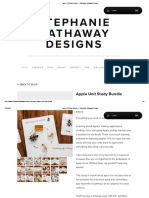 Apple Unit Study Bundle - Stephanie Hathaway Designs