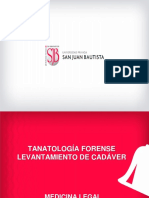 7.-Tanatología Forense. Levantamiento de Cadáver