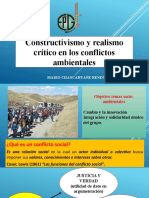 Constructivismo y Realismo Critico