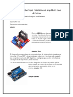 Proyecto Robot Que Mantiene El Equilibrio Con Arduino