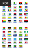 African COUNTRY FLAGS