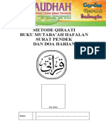 Buku Mutabaah Qiroati