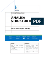 Modul Analisa Struktur 3 (TM13) - Struktur Rangka Batang