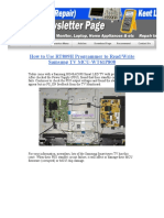 How To Use RT809H Programmer To Read - Write Samsung TV MCU-WT61P808