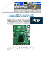 Panasonic LED TV Using Hisense 5730 Mainboard With Cannot Start-Up Problem