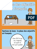 FR2 L 011 Syntaxe de Base La Place Des Adjectifs French