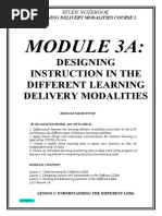 STUDY NOTEBOOK LDModule3a