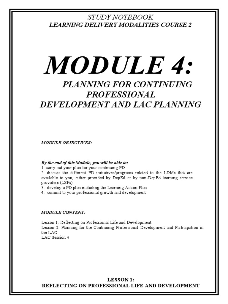 Professional Development Planning Guide | PDF | Educational Assessment ...