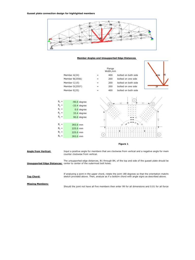 Gusset Plate1 PDF Strength Of Materials Chemical Product Engineering