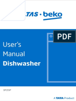 User's Manual: Dishwasher