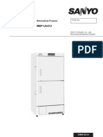 Service Manual MDF-U5412: Biomedical Freezer