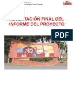 Presentación del Informe de Proyecto PNFA y PNFI