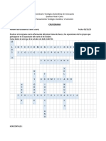 Examen (Crucigrama) PTC Rainer