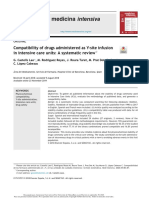 Compatibility of Drugs Administered As Y-Site Infusion in Intensive Care Units: A Systematic Review