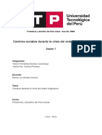 Cambios Sociales Durante El Orden Oligárquico