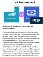 Difference Between Purchase Vs Procurement