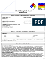0 Material Safety Data Sheet: Phenol MSDS