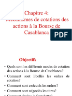 Cours 4 - Mécanismes Cotation Actions