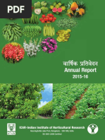 IIHR AR 2015-16 High Resolution 1 | PDF | Tomato | Plant Breeding